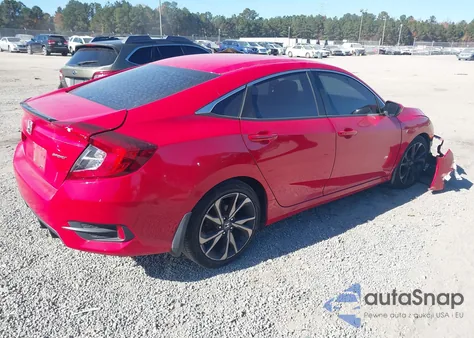 2020 Honda Civic Sport z USA, uszkodzony, nr VIN 2HGFC2F86LH548662